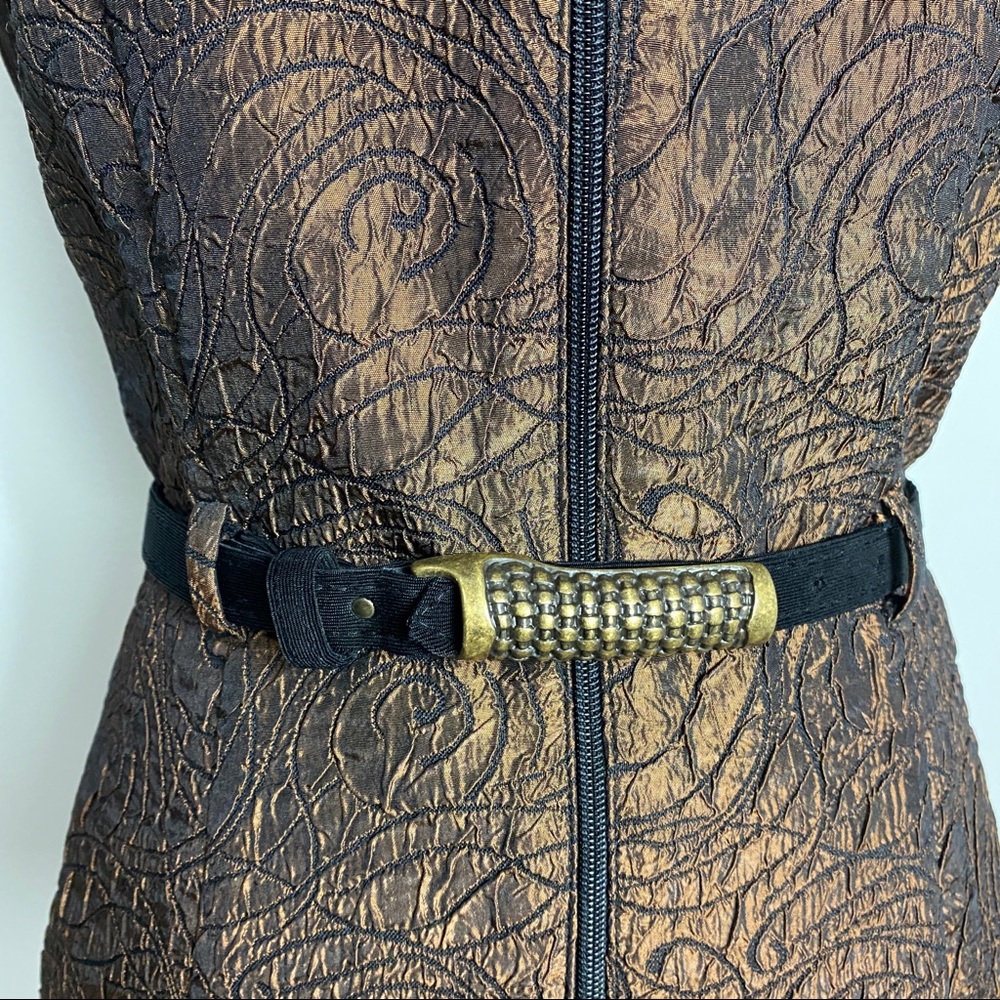 Joseph Ribkoff Brown and Black Vest - Picture 3 of 9